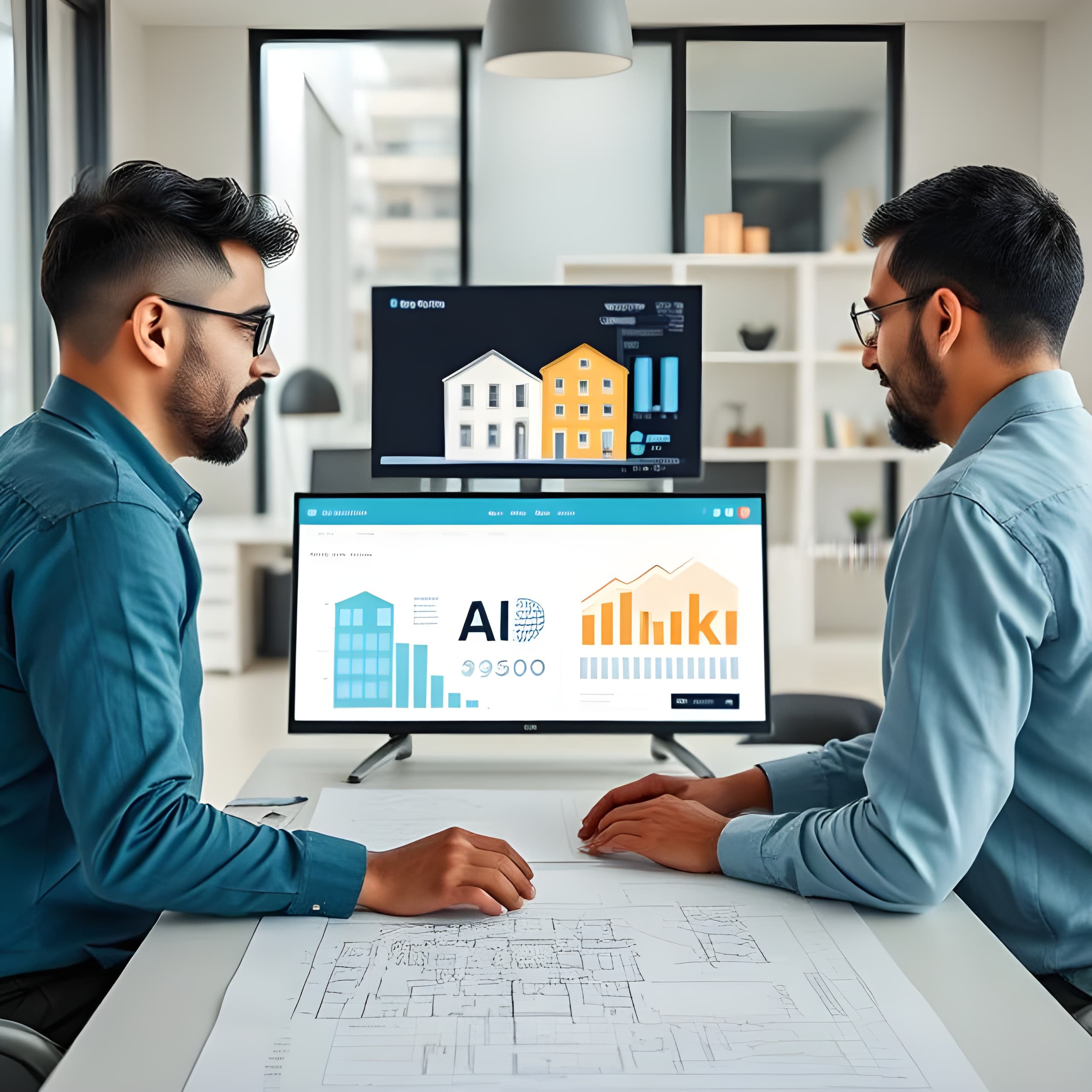 سیستم هوش مصنوعی طاقی نو در حال تحلیل بازار ملک